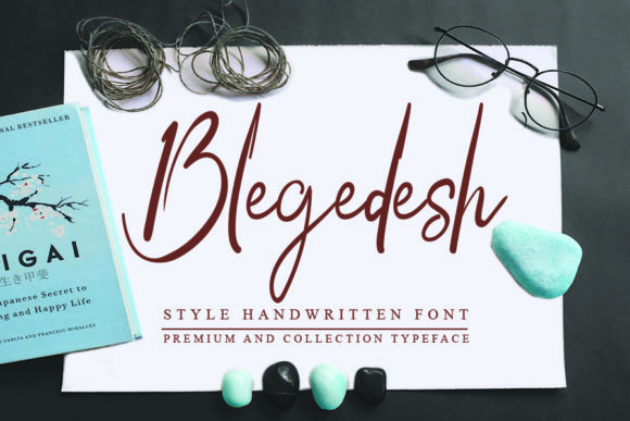 Discover Blegedesh: A Handwritten Font for Elegant Branding