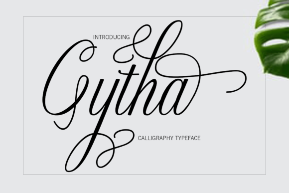 Discover Gytha: A Handwritten Font for Elegant Web Design