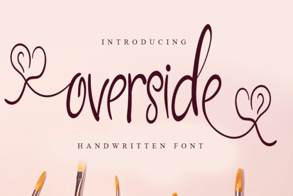 Discover Overside: A Versatile Calligraphy Font for Crafters