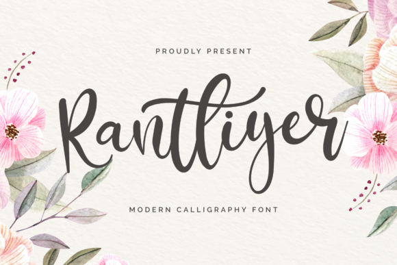 Discover Rantliyer: A Handwritten Font for Editorial Elegance