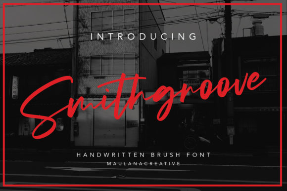 Discover Smithgroove: A Handwritten Font for Editorial Elegance