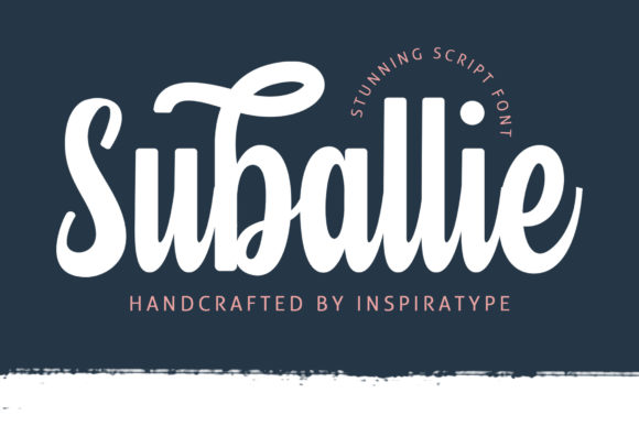 Discover Suballie: A Bold and Flowing Handwritten Font