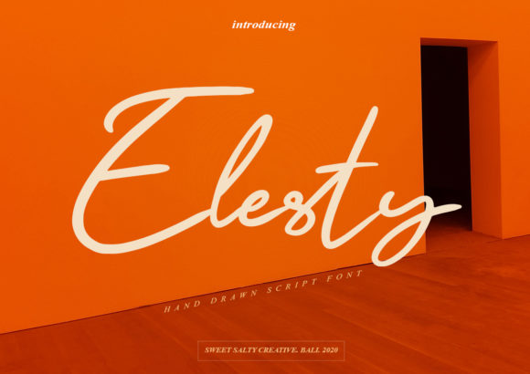 Discovering Elesty: A Handwritten Font for Elegant Editorial Design