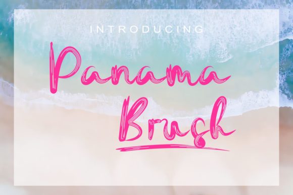 Elevate Your Brand with Panama Brush: A Timeless Handwritten Font