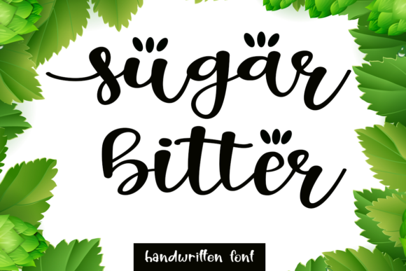 Elevate Your Editorial Design with Sugar Bitter Font