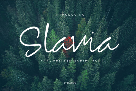 Elevate Your Web Design with Slavia, the Handwritten Font