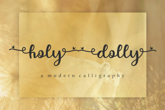 Enhance Your Brand with Holy Dolly: A Magical Handwritten Font
