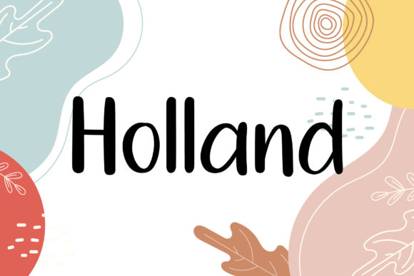 Holland: A Sweet and Friendly Handwritten Font for Web Design