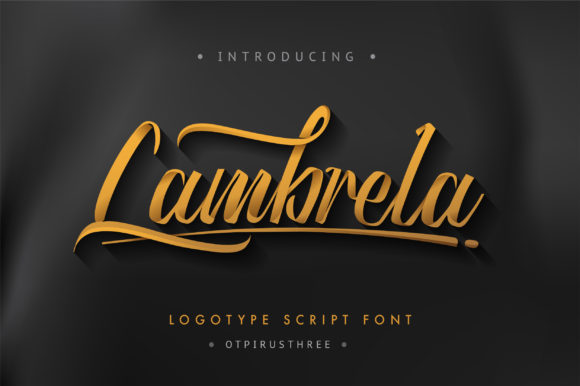 Lambrela: A Handwritten Font for Elegant Web Design