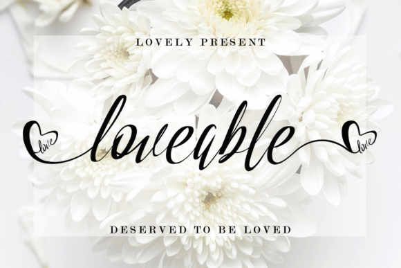 Loveable: The Elegant Script Font for Editorial Design