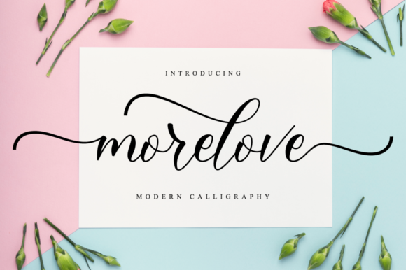 Morelove: A Handwritten Font for Elegant Editorial Design