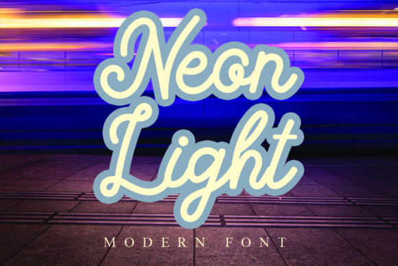 Neon Light: A Handwritten Font for Modern Brands
