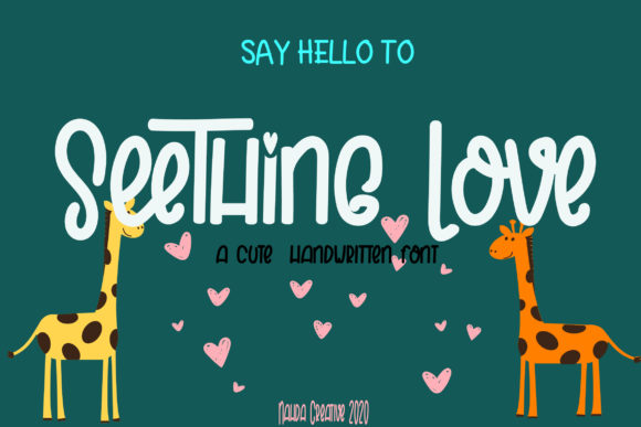 Seething Love: A Charming Handwritten Font for Crafters