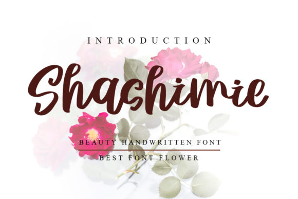 Shashimie: A Handwritten Font for Elegant Editorial Design
