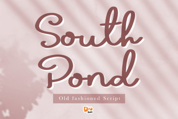 South Pond: A Handwritten Font for Creative Web Design