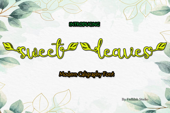 Transform Your Brand with Sweet Leaves Font